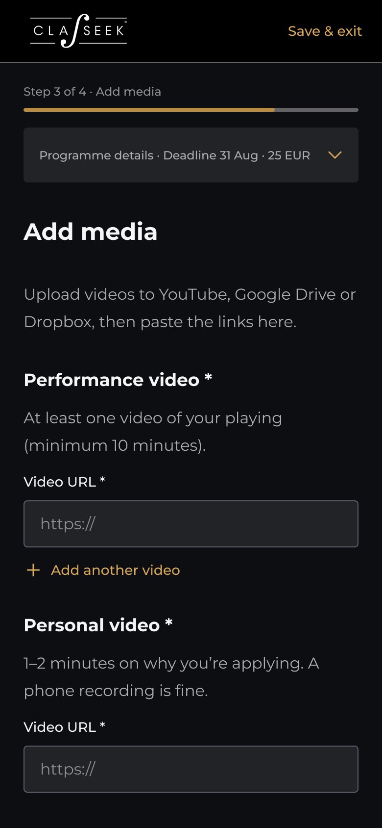 Step 3 on mobile.